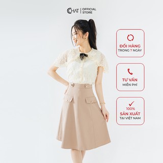 Chân váy bổ mảnh cạp cá TT CCHAT