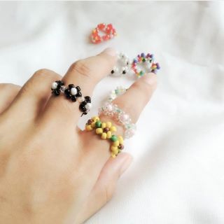 (phụ kiện/trang sức handmade) nhẫn hạt cườm - Beaded rings