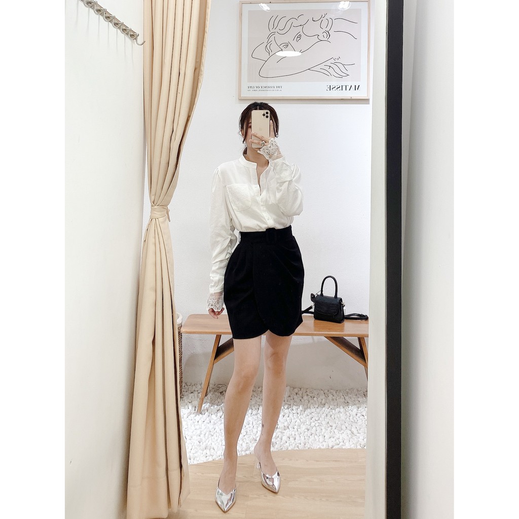 [Mã FADIRECT20 giảm 20K đơn 150K] Váy đắp tà kèm belt , Peace House Clothing | BigBuy360 - bigbuy360.vn