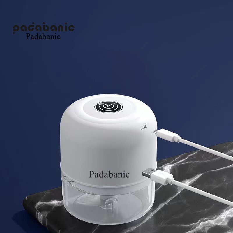 Máy  Xay Tỏi Ớt Gia Vị Đa Năng, Máy Xay Thịt Sạc Điện Cầm Tay Tặng Kèm Sạc Dự Phòng Mini