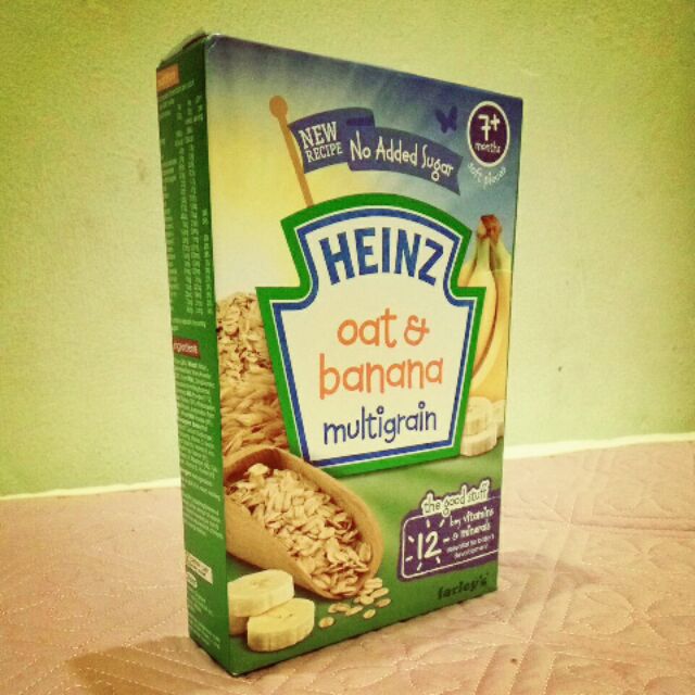Bột ăn dặm Heinz vị yến mạch chuối