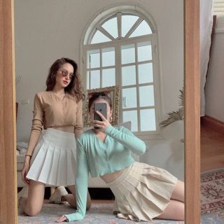 Áo thun gân croptop 🖤☀️