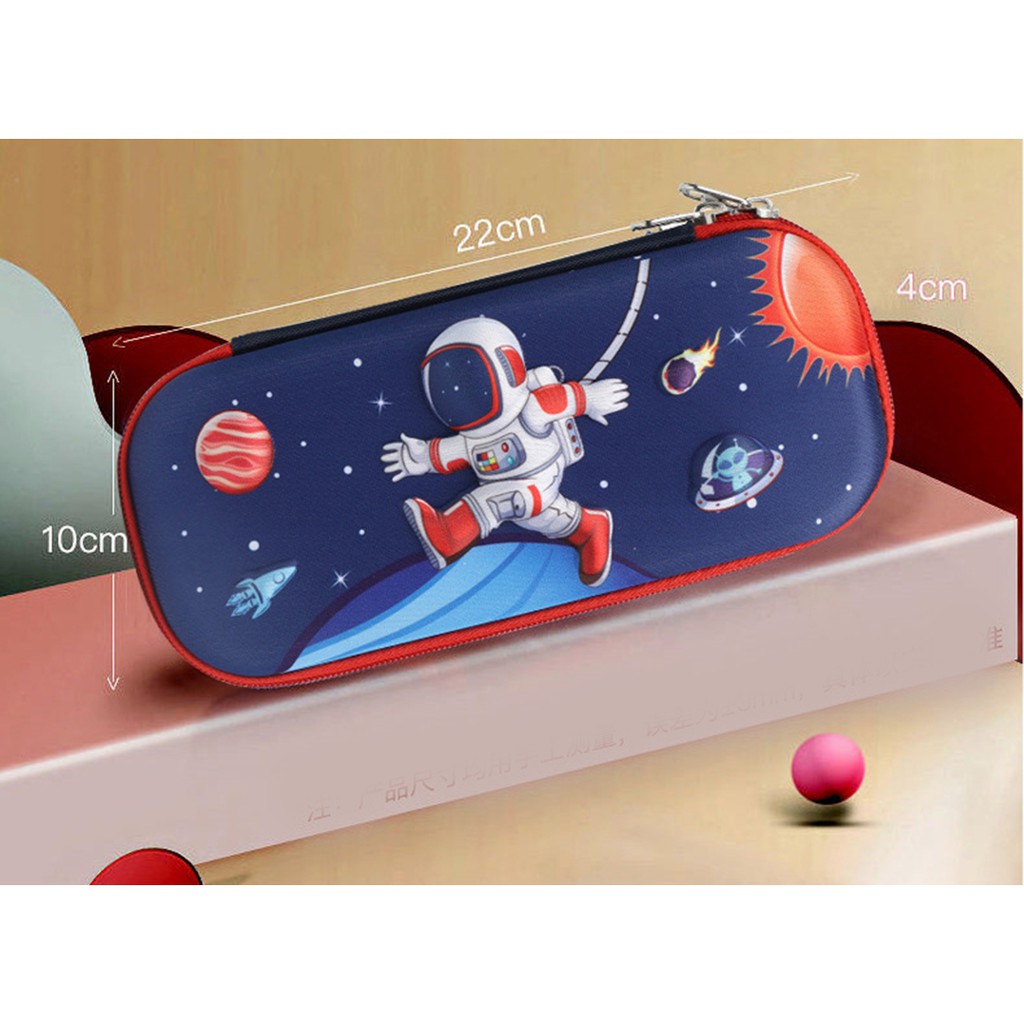 Túi Đựng Bút Hình Hoạ Tiết In Nổi 3D Vải Chống Thấm Nước - Dumi Shop