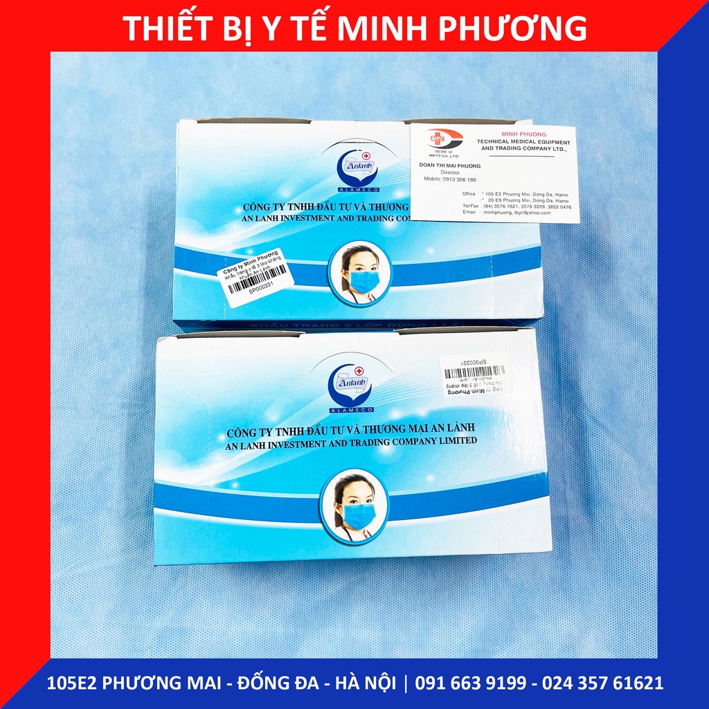 Khẩu trang y tế 3 lớp kháng khuẩn An Lành
