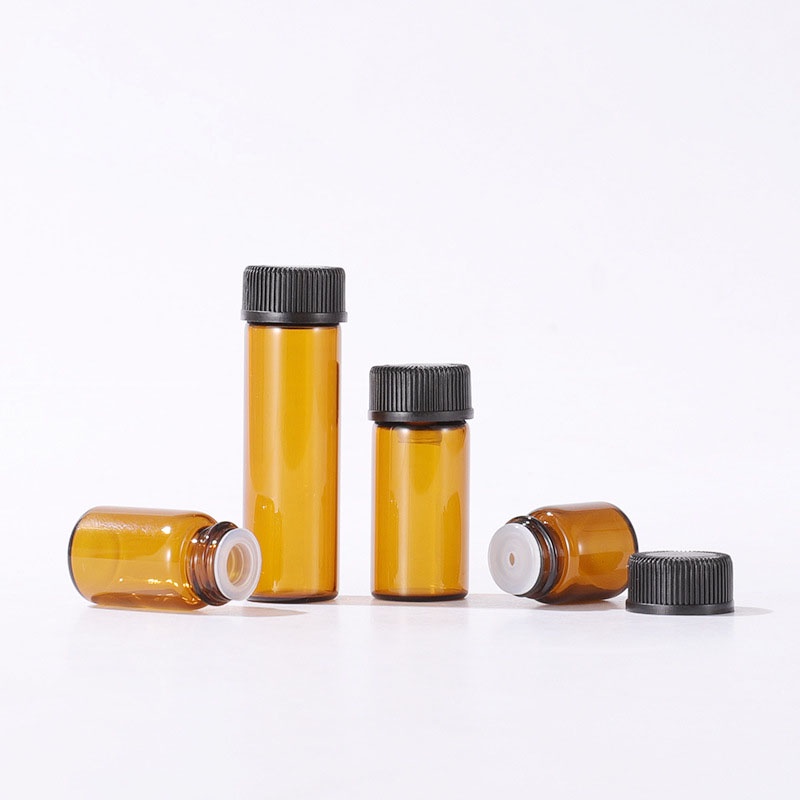 1 lọ thủy tinh rỗng đựng tinh dầu/nước hoa/tinh dầu 1/2/3/5ML