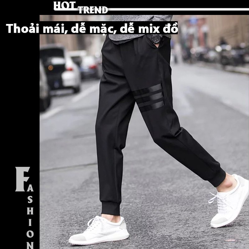 Quần jogger nam thể thao UNIFUN chất vải co giãn thun lạnh KCD G quần jogger bó ống phong cách Hàn Quốc trẻ trung