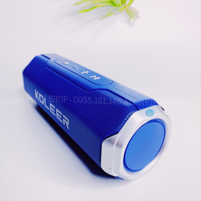 Loa bluetooth bass cực mạnh, chống nước Koleer-S218 chính hãng