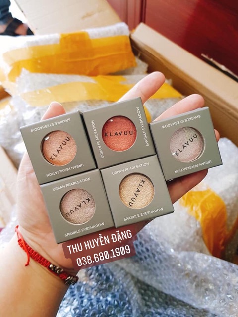 Nhũ Mắt KLAVUU URBAN PEALSATION Sparkle Eyeshadow Lấp Lánh Siêu Lì Không Trôi Nhũ