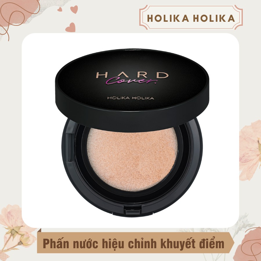 Phấn nước hiệu chỉnh khuyết điểm, dưỡng da Holika Holika Hard Cover Complete Cushion Concealer