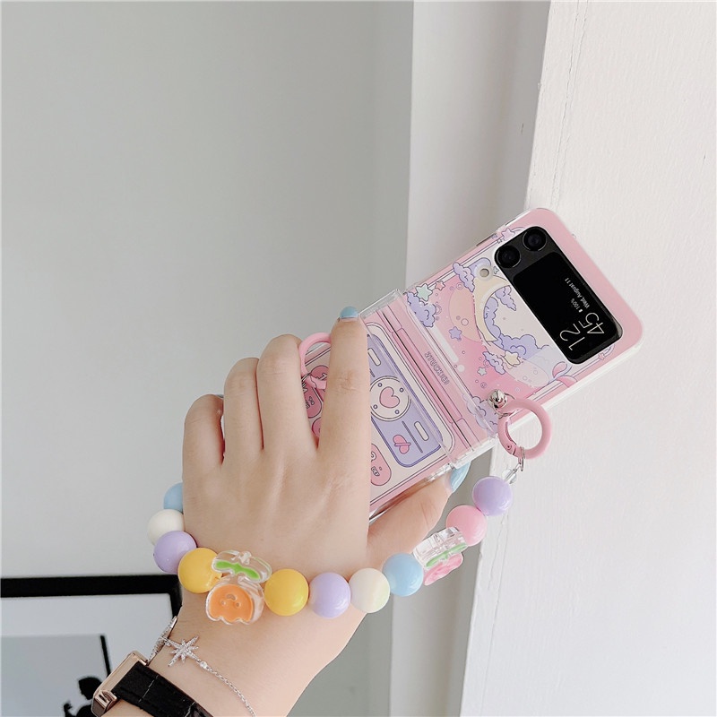 Ốp Điện Thoại PC Cứng Chống Sốc Họa Tiết Dễ Thương Cho Galaxy Z Flip 4 5G Z Flip 3