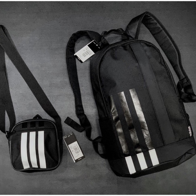 Combo balo và túi đeo chéo
