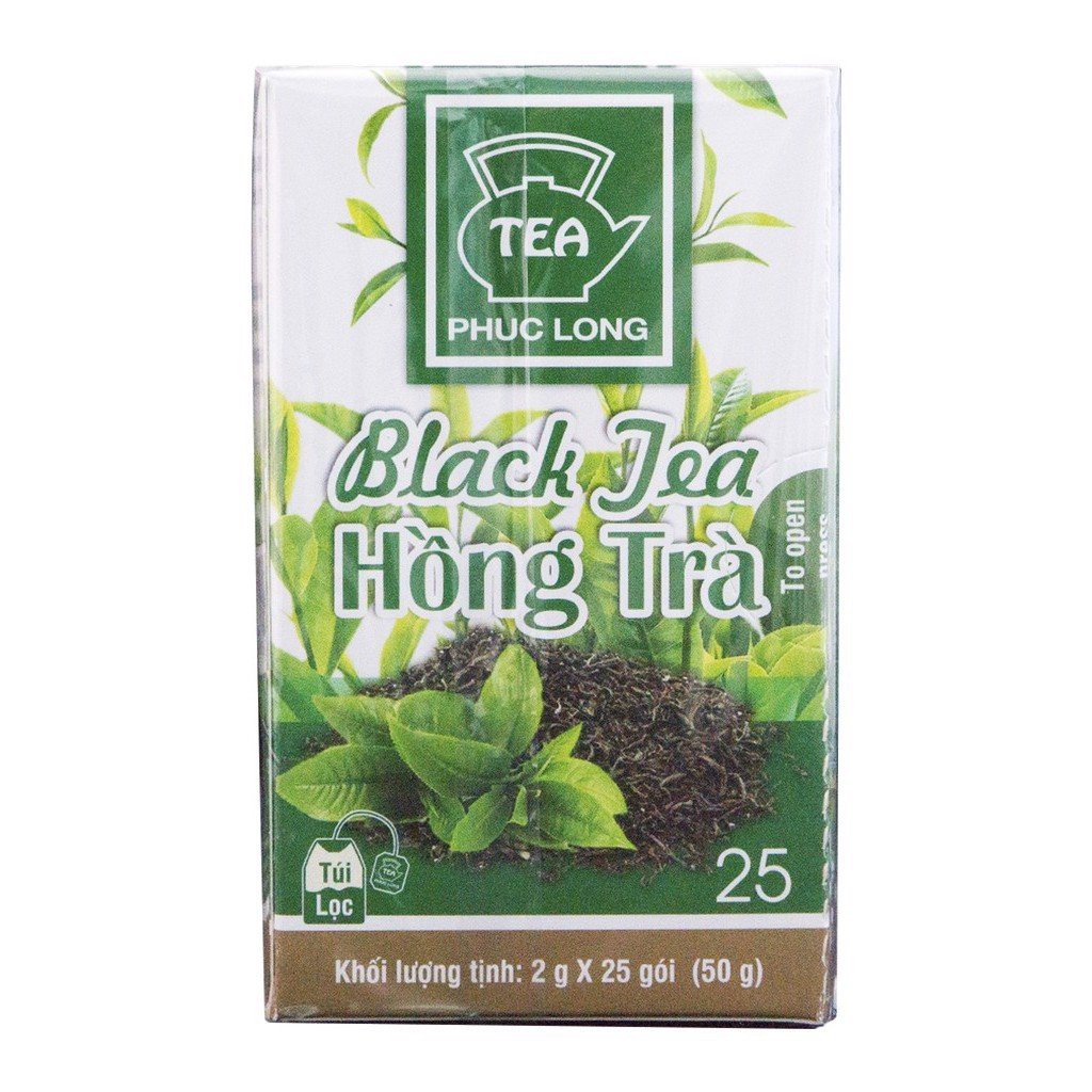 [Mã GROXUAN1 giảm 8% đơn 150K] Hồng Trà Phúc Long 50gram ( 2g x 25 gói ) (date mới)