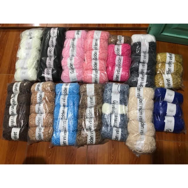 Combo len nhung và sợi dệt