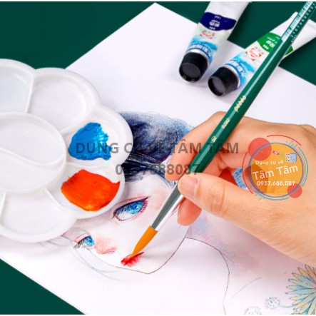 [ TÂM TÂM ]-Bộ cọ 3 cây đầu tròn Pebeo size 4-8-12 mã 829298-