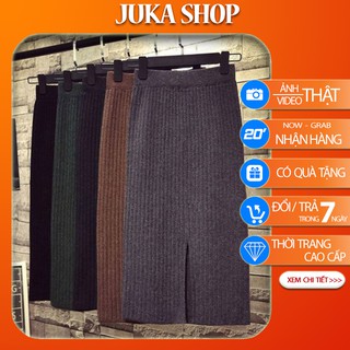 Chân váy bút chì len nhiều màu Juka Shop