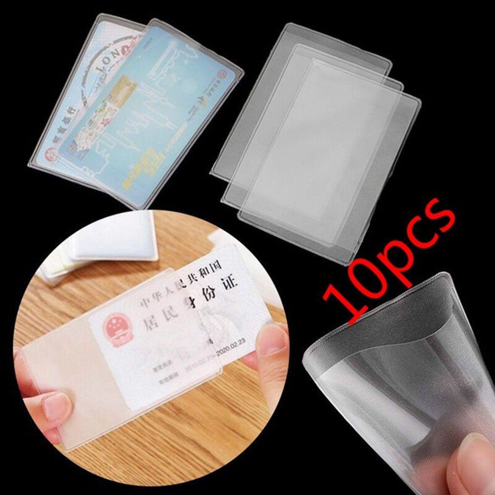 Ví Đựng Thẻ ID / Ngân Hàng Bằng PVC Trong Suốt Chống Từ Tính Chống Nước