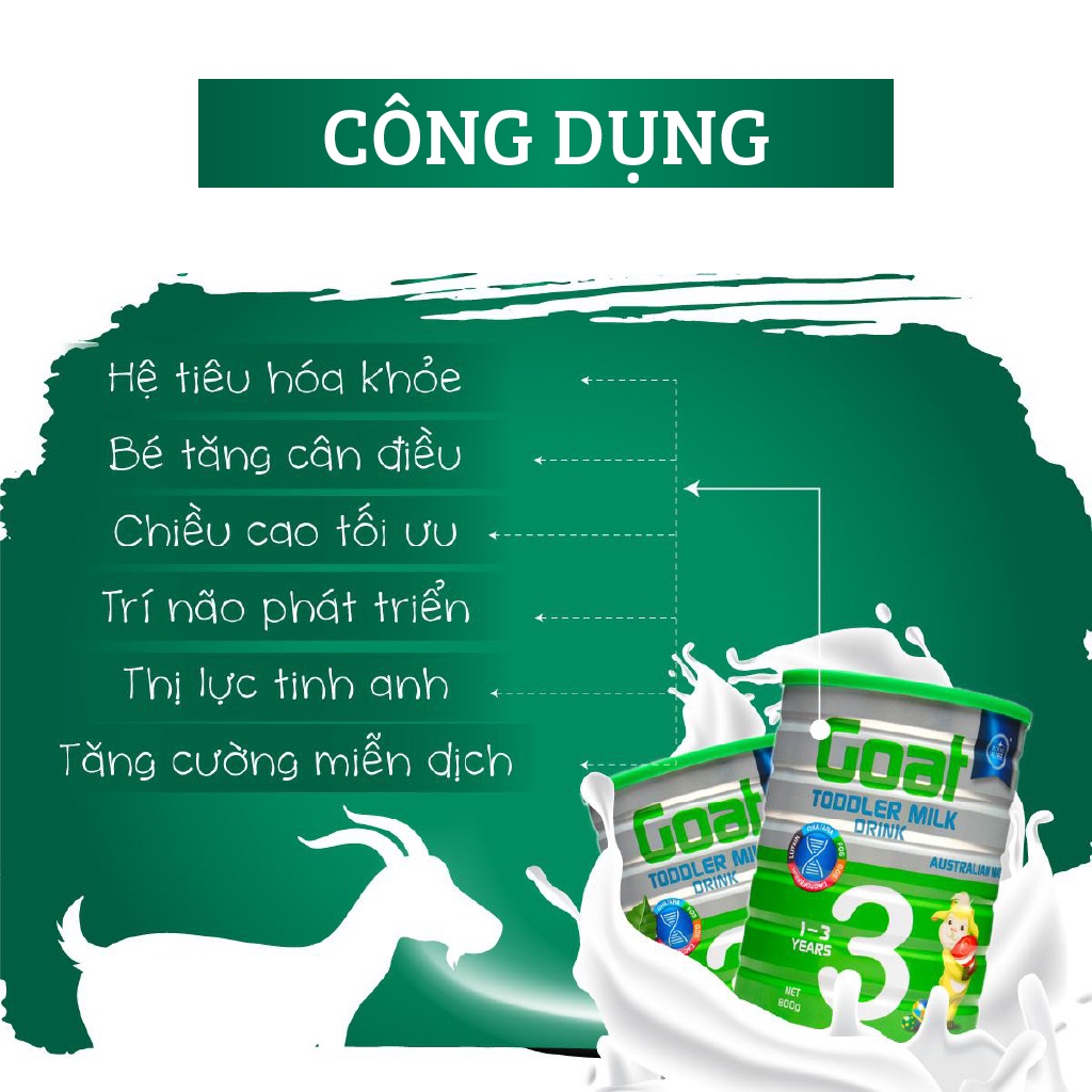 Sữa Dê Hoàng Gia Úc ROYAL AUSNZ Goat Toddler Milk 3 Bổ Sung Dinh Dưỡng Cho Bé Từ 1 - 3 Tuổi 800g