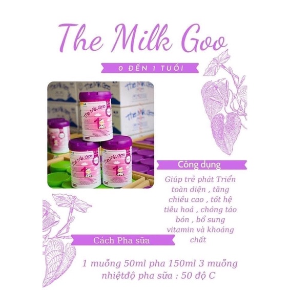 Sữa THE MIK GOO Số 1-900gr Sữa Tăng Cân Tiêu Hoá Tốt