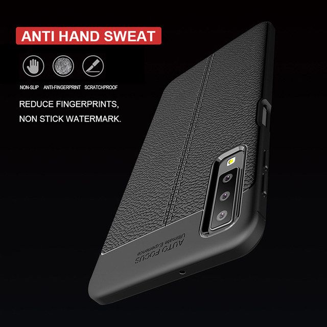 Ốp Lưng Silicon Auto Focus Cho Samsung A7 (2018)