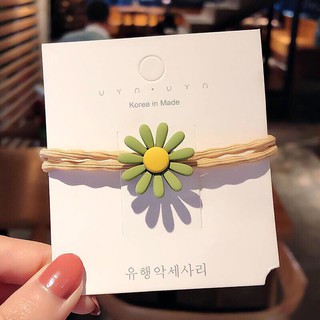 Dây buộc tóc hoa cúc họa mi style hàn quốc siêu cute