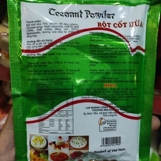 Bột cốt dừa gói 50g