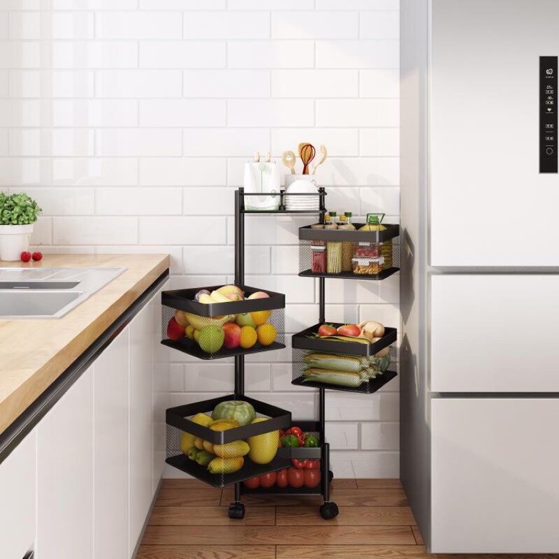 ✅Kệ xoay đa năng vuông💫để rau củ quả để thông minh💫💥 | BigBuy360 - bigbuy360.vn