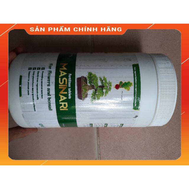 Phân viên nén trùn quế cao cấp MASINARI hũ 1kg chuyên dùng cho rau và cây cảnh