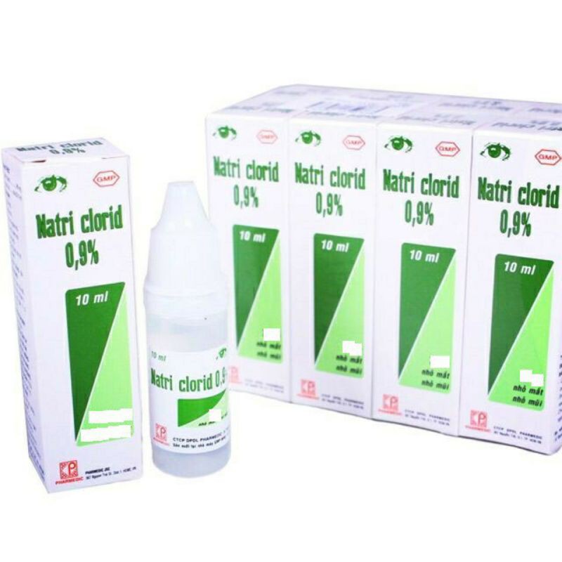 Lốc 10 Chai Nước Muối Sinh Lý Nacl 0,9% cho bé - vệ sinh răng miệng rơ lưỡi , rửa mũi - SGP