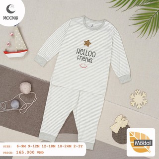 SALE!!!! Bộ quần áo Moon kẻ vải petit mềm mịn