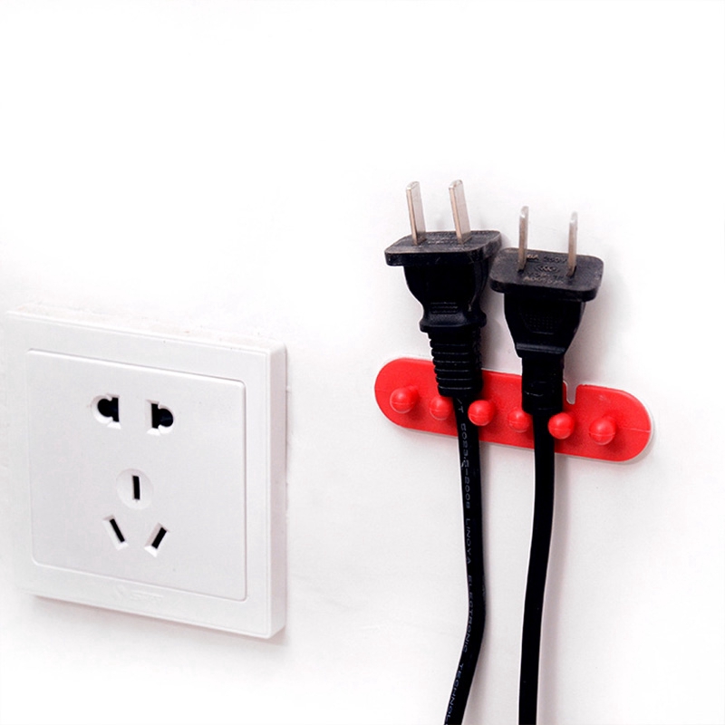 2pcs Clip Clamp Cable With Adhesive Jp5