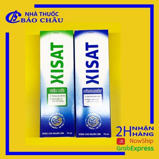 Nước biển sâu Xisat Người lớn xịt mũi 75ml [nhathuocbaochauq6]