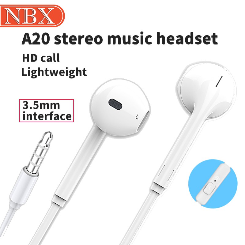 NBX jack 3.5mm cho Tăng giảm âm lượng và đàm thoại iPhone/iPad Điện thoại Android Tai nghe