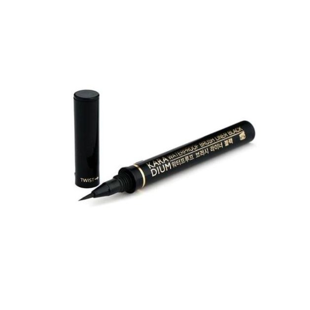 Bút kẻ mắt nước Waterproof Brush Liner Black Karadium