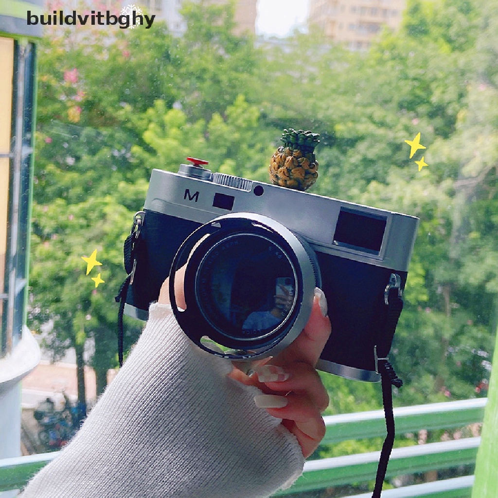 Vỏ bọc đèn pin hình trái cây hoạt hình 3D cho Canon Nikon Fuji hye
