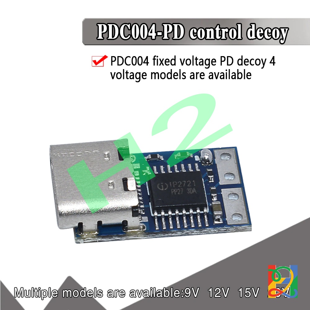 Mạch PD mở rộng PD23.0/PD2.0/PD3.0 dây cáp chuyển đổi DC hỗ trợ QC4 9V/12V/15V/20V