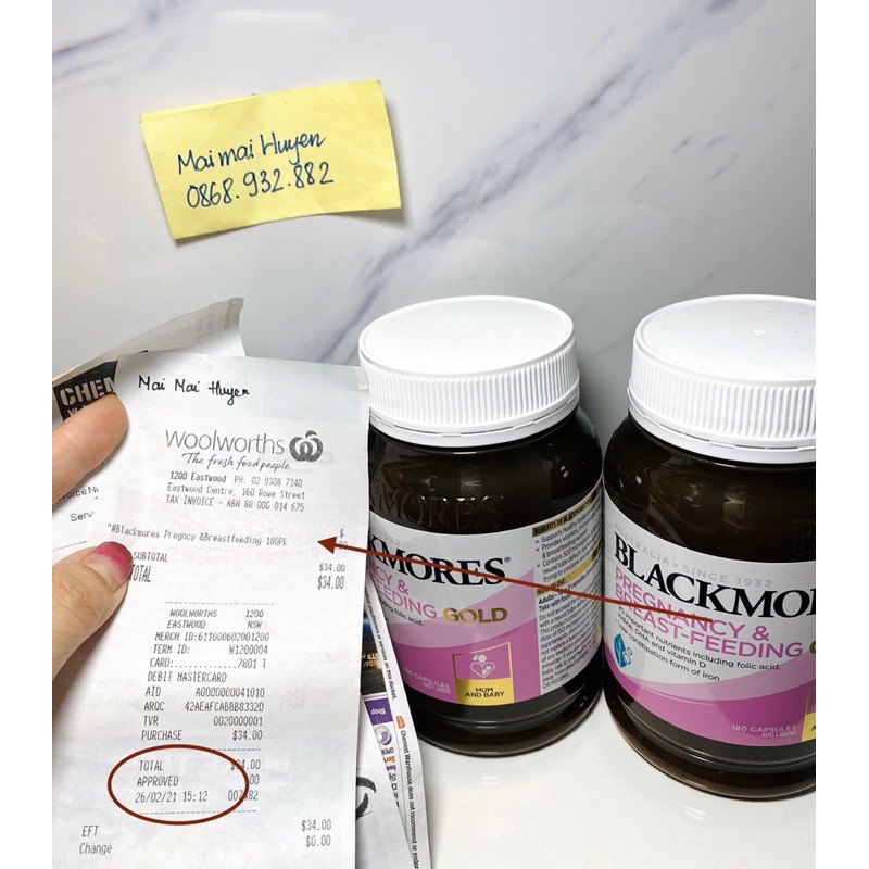 Vitamin Tổng Hợp Cho Bà Bầu Blackmore Úc