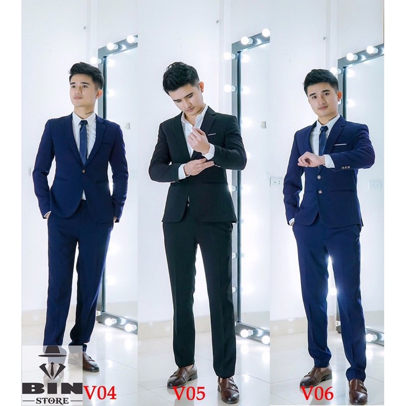 xả kho bộ vest màu xám sáng cực đẹp gồm 1 áo vest và 1 quần