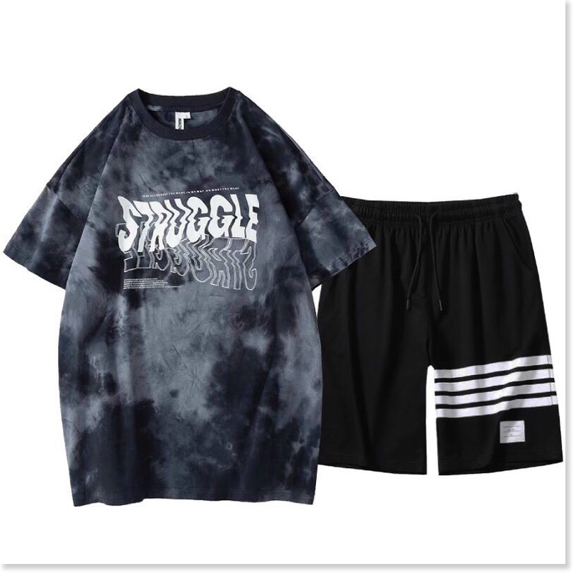 SET BỘ ĐỒ THUN HÈ NGẮN THỂ THAO CỰC CHẤT THỜI TRANG LANA FASHION