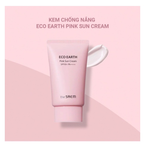 Kem Chống Nắng The Saem Kcn Eco Earth Power Sun Cream EX - Hoa Ban Cosmetic