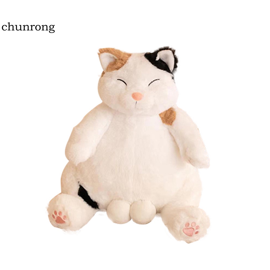 Đồ chơi chú mèo nhồi bông hoạt hình dễ thương chân thực sử dụng hàng ngày tiện lợi