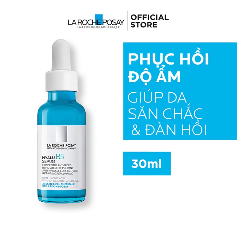 Bộ dưỡng chất chuyên sâu giúp hỗ trợ quá trình tái tạo da La Roche-Posay Hyalu B5 Serum 30ml