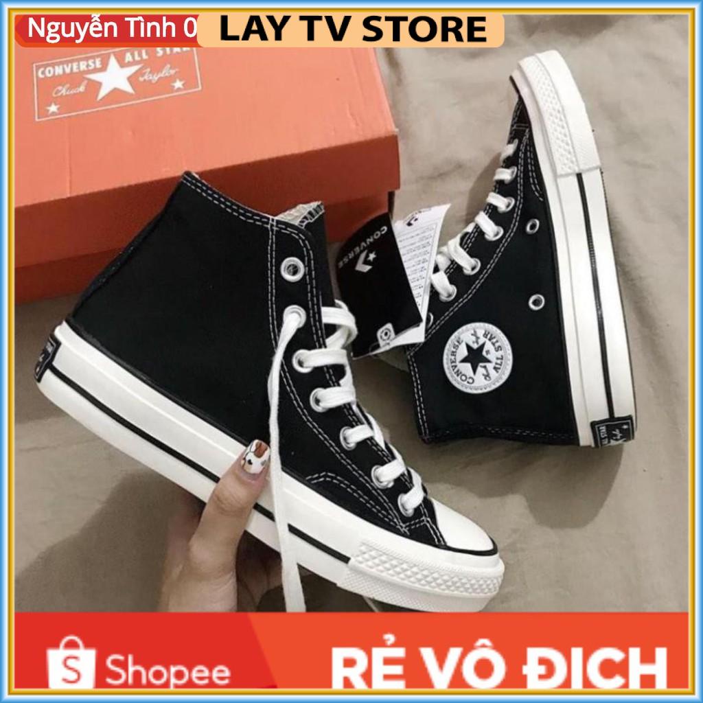 Giày thể thao CV Classic All Star cao thấp hàng 11 mũi bóng, đế ba lớp, lót xanh nam nữ