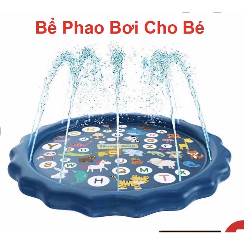 [Mã LIFETOY30K giảm 15% đơn 150K] Bể bơi phun nước cho bé💗 [ FREE SHIP ] 💗phao tắm phun nước , thảm cho bé HOT