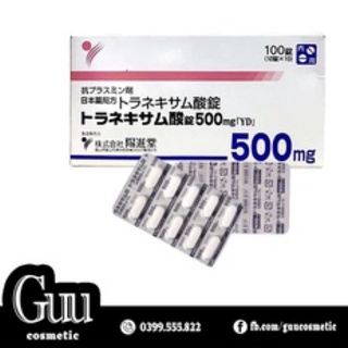 Viên uống trắng da, mờ thâm nám Transamin 500mg Nhật Bản
