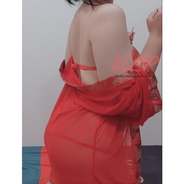 [BIGSIZE_100KG]_DN30_Set bộ Cosplay Võ Tắc Thiên_Yếm &amp; áo choàng