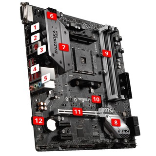 Mainboard MSI B450M BAZOOKA PLUS
