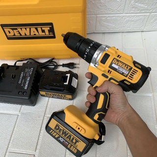 Máy Khoan Pin DEWALT 118v Đầu 13 li + Pin 10 cell - 3 Chế Độ Có Búa - 2 PIN và 1 SẠC