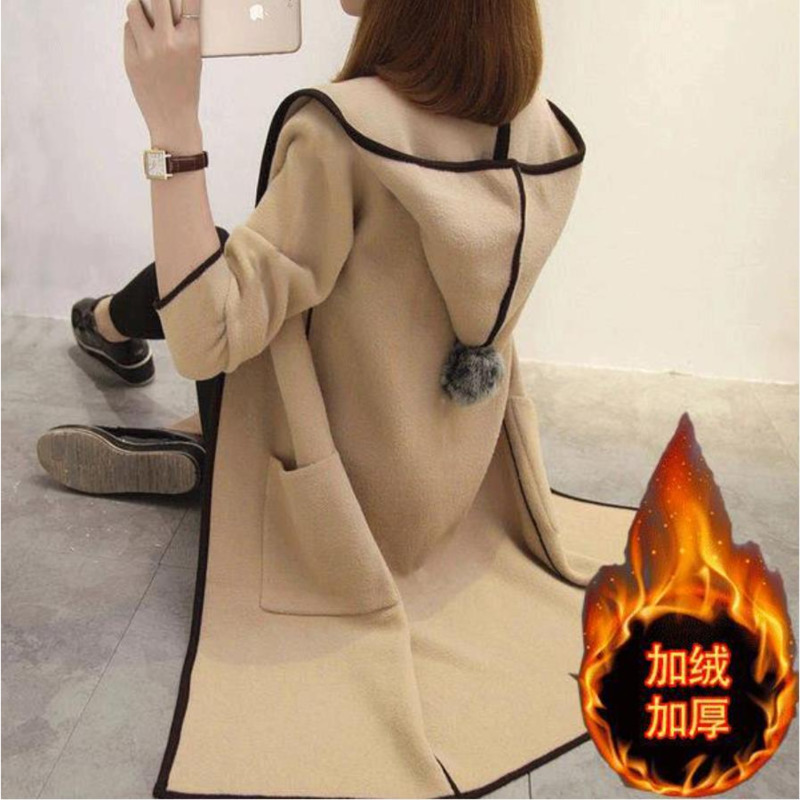 Áo Khoác Nữ Tay Dài Dáng Dài Thời Trang Hàn Quốc