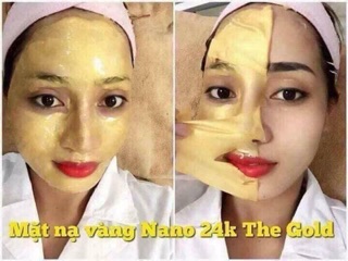 Mặt nạ vàng 24K
