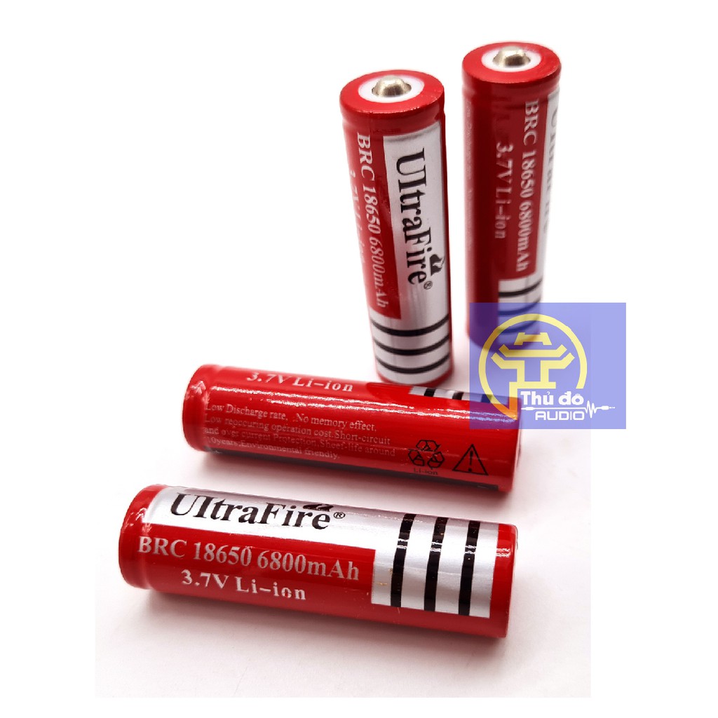 01 Viên pin UItra đa năng - Pin 18650 6800mAh 3.7V Ultra Fire dung lượng cao và có thể sạc lại